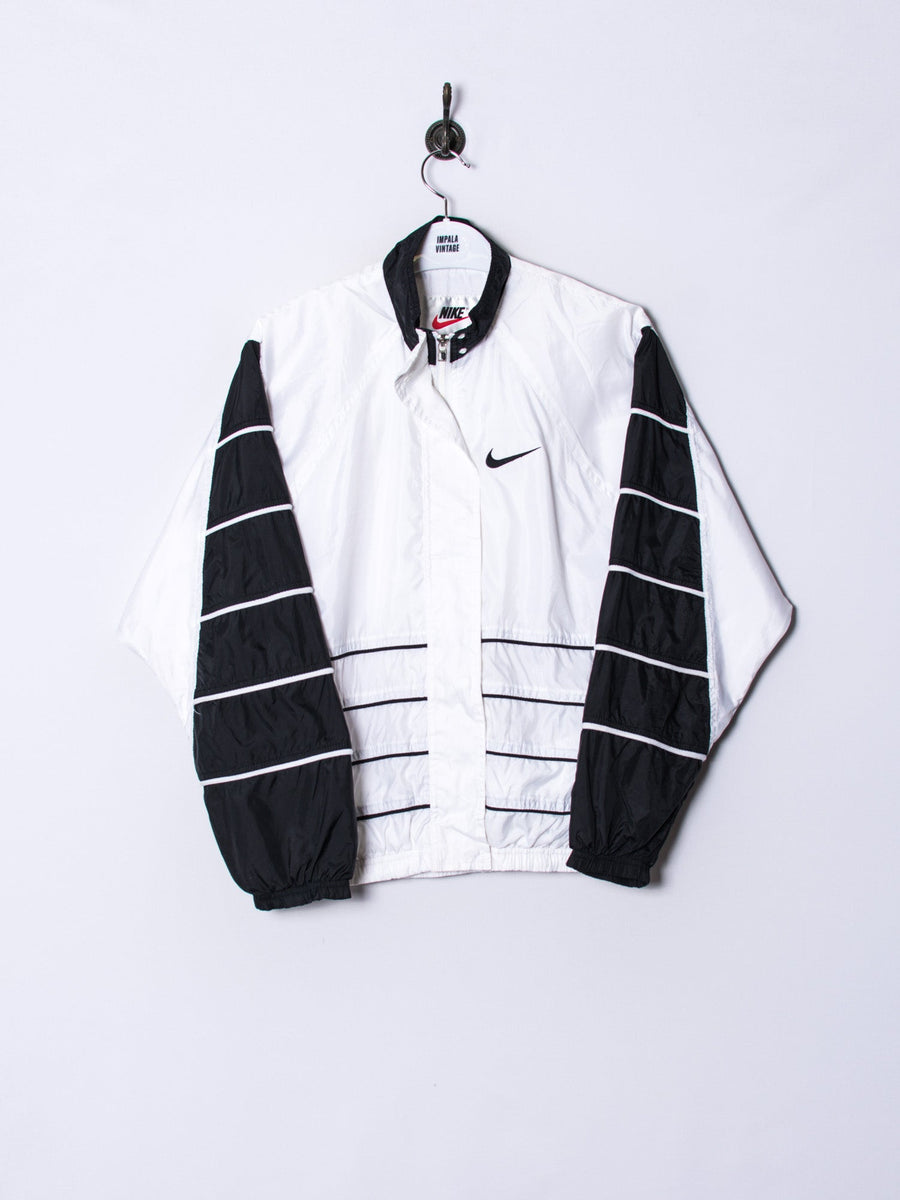 Nike White & Black Shell Jacket