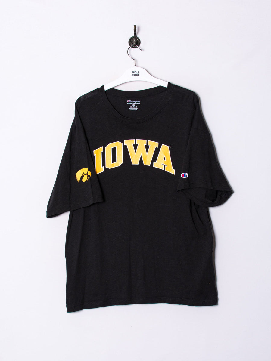 Iowa Black Cotton Tee