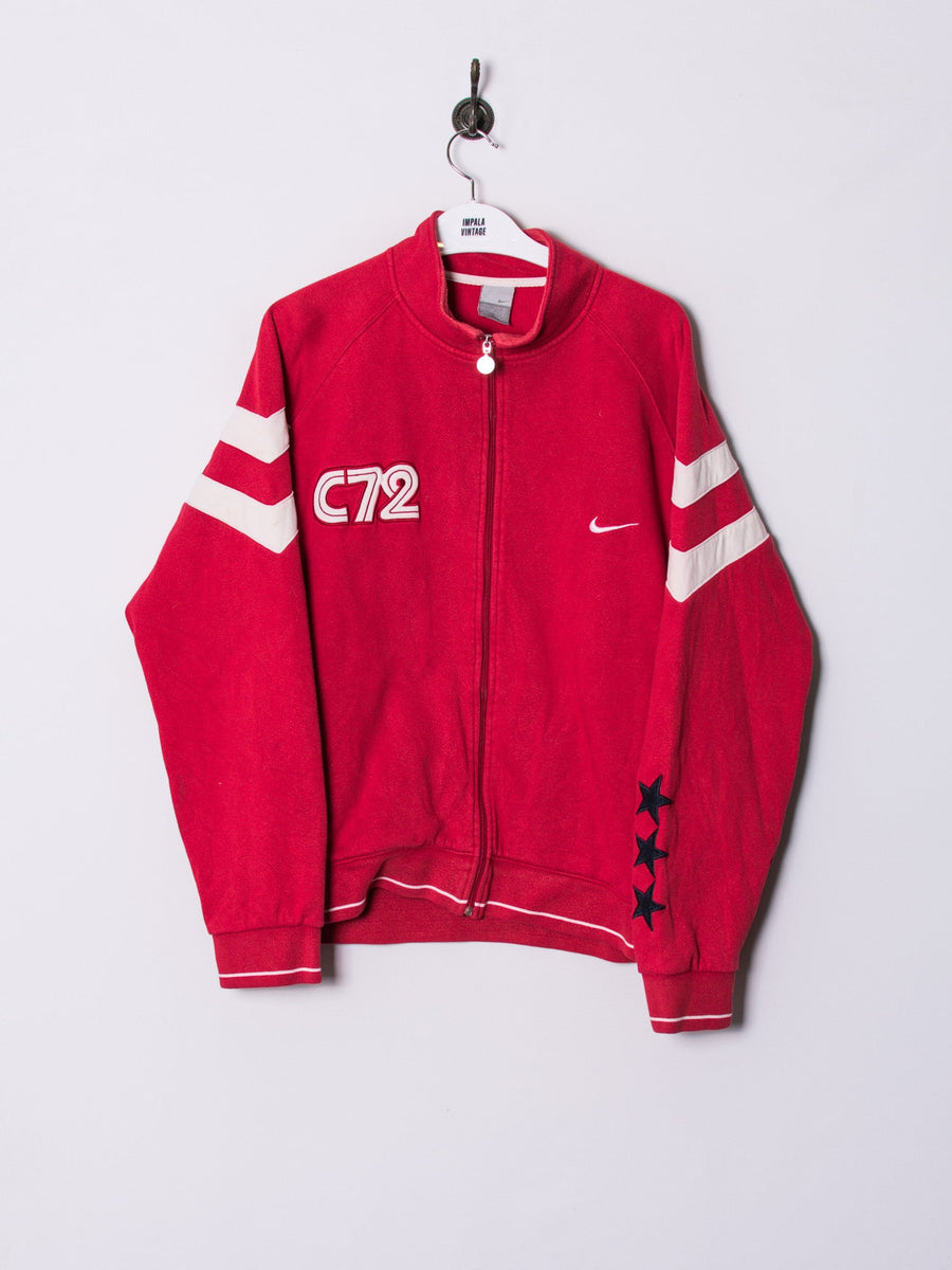 Nike Cor72z Red Zipper Sweatshirt