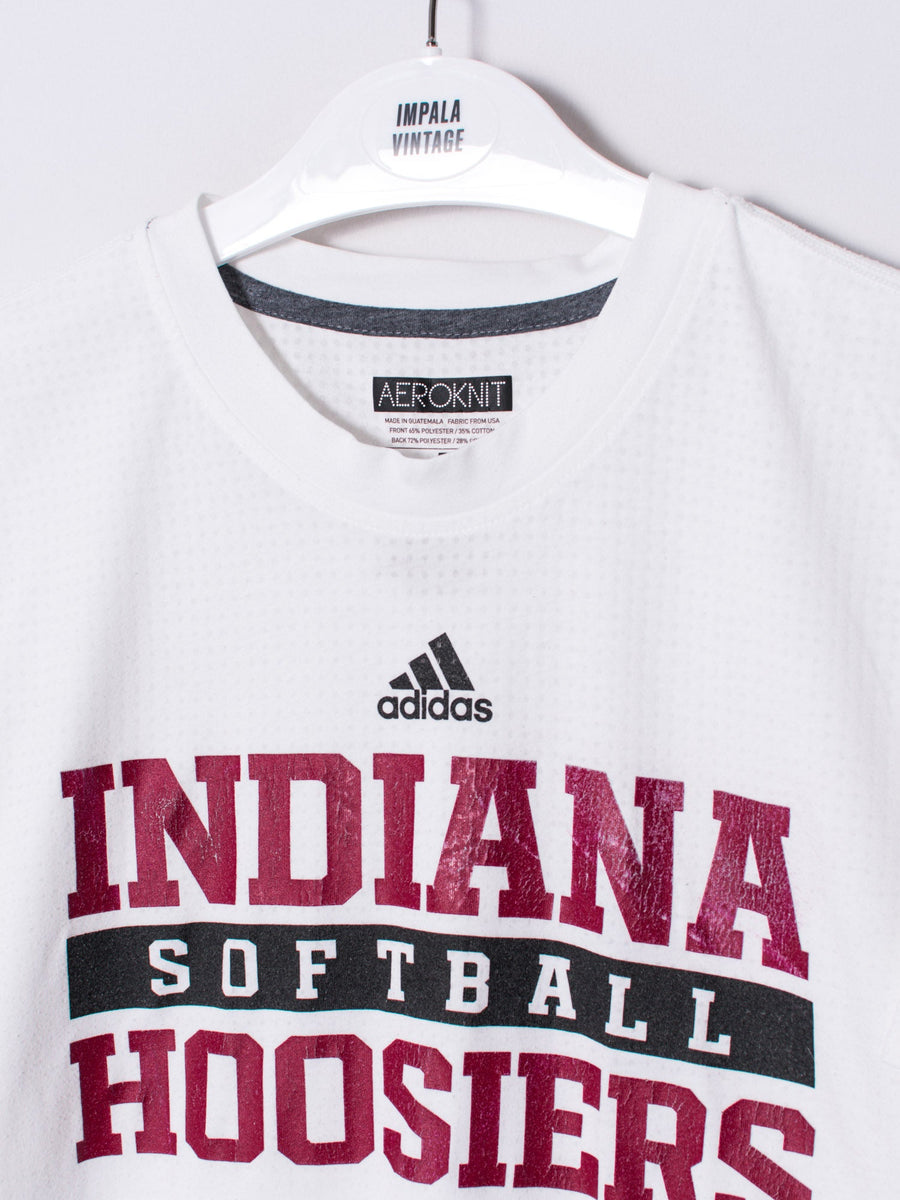 Indiana Hoosiers Softball Adidas Cotton Tee