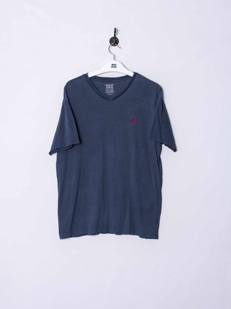 Polo Ralph Laurent Navy Blue Cotton Tee