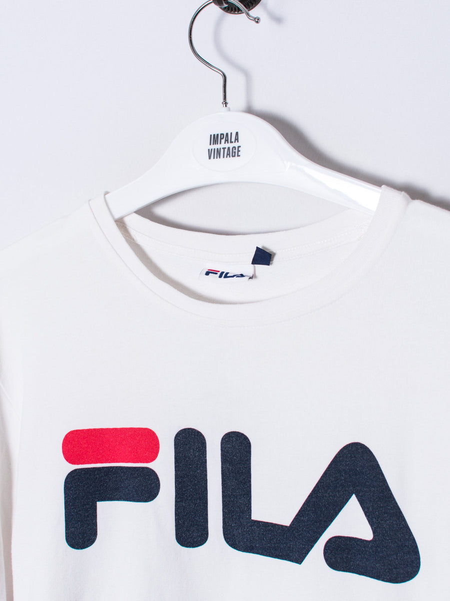 Fila White Light Sweatshirt