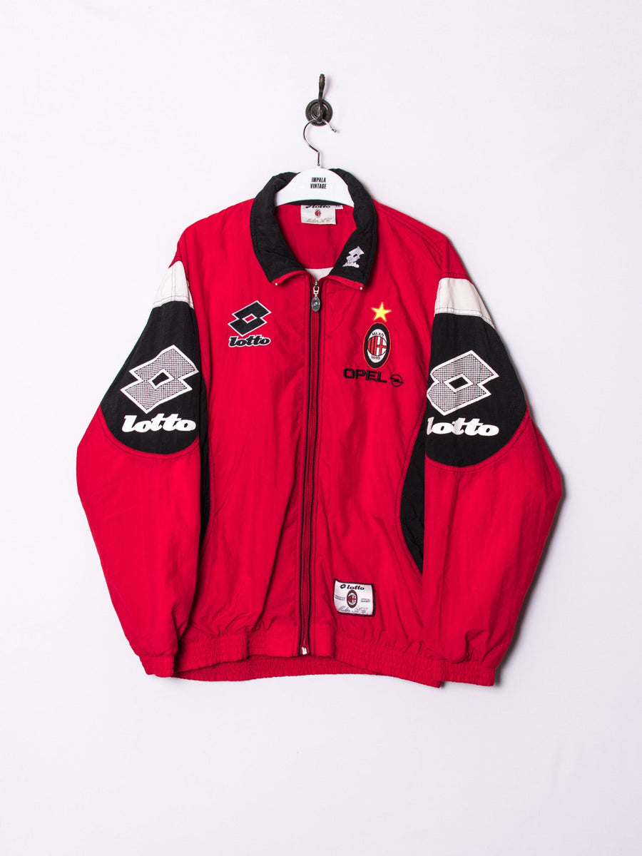 AC Milan Lotto Official Football Retro Track Jacket | – Impala Vintage