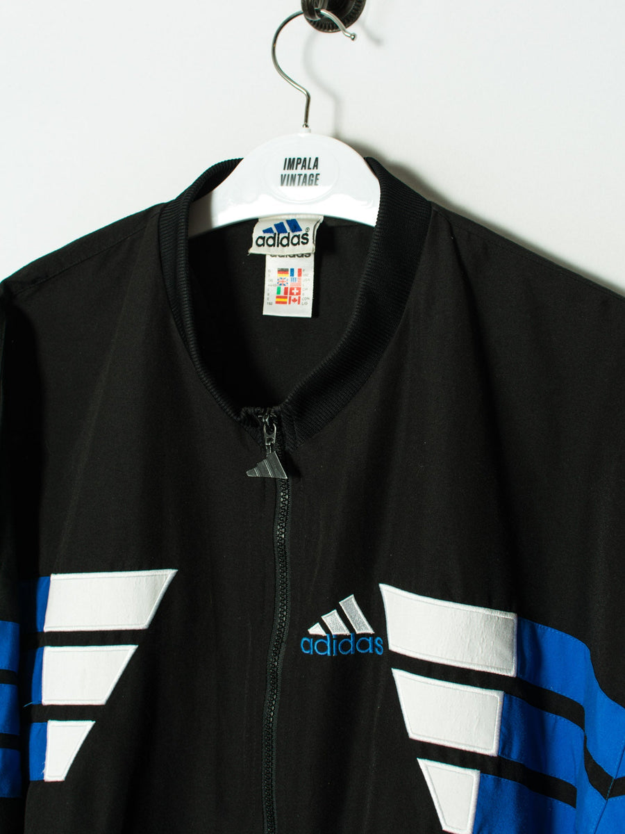 Adidas Black & Blue Track Jacket