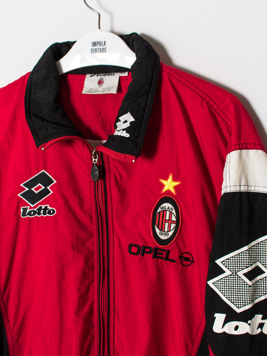 AC Milan Lotto Official Football Retro Track Jacket | – Impala Vintage