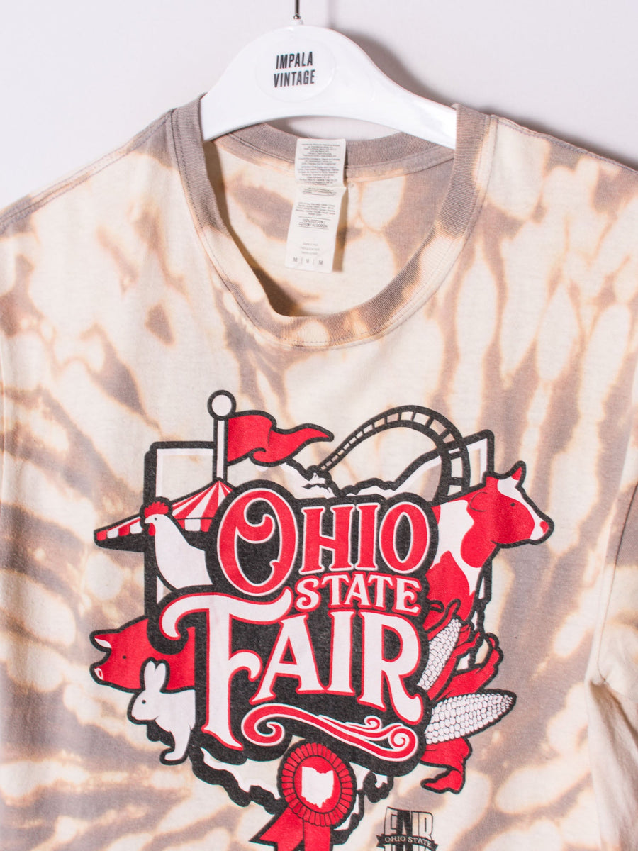 Ohio State Fair Tie Dye Cotton Tee