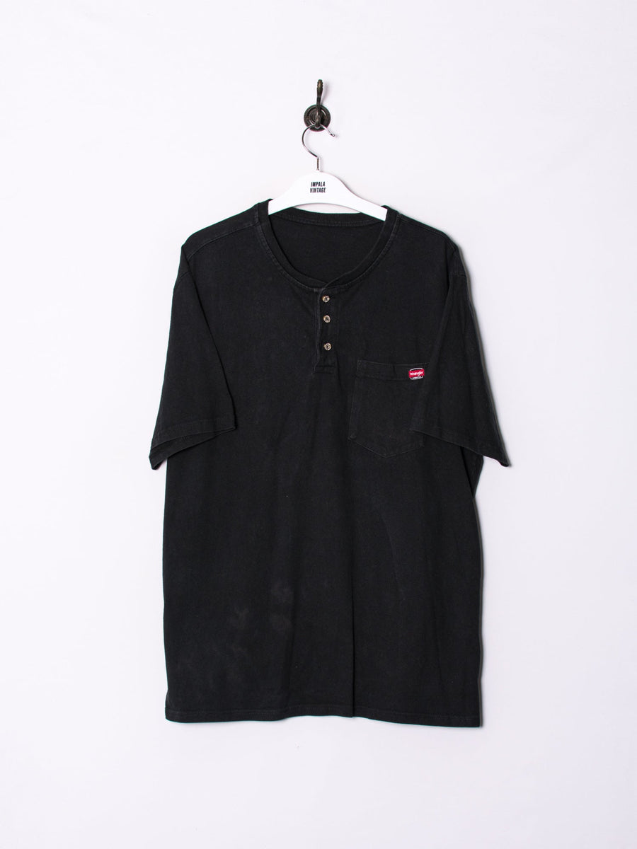 Wrangler Black Cotton Tee