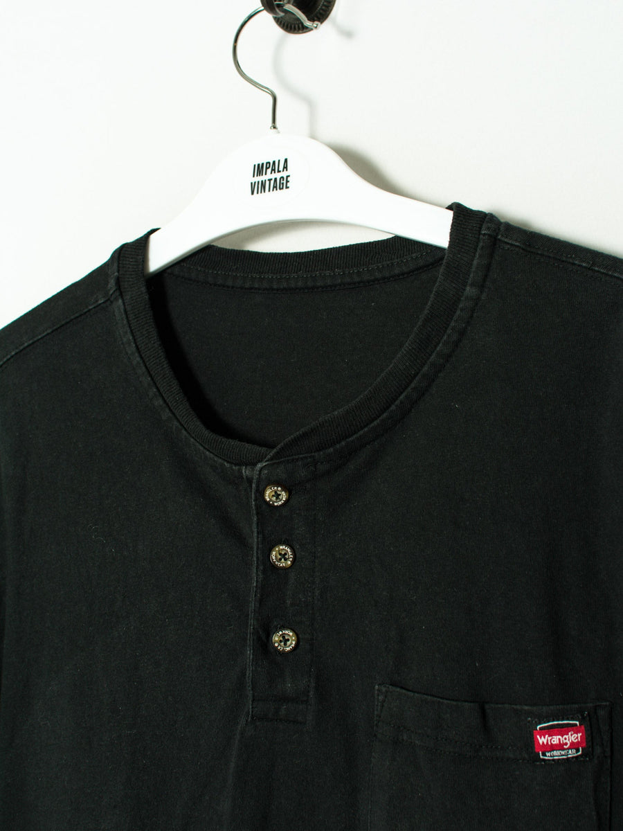 Wrangler Black Cotton Tee