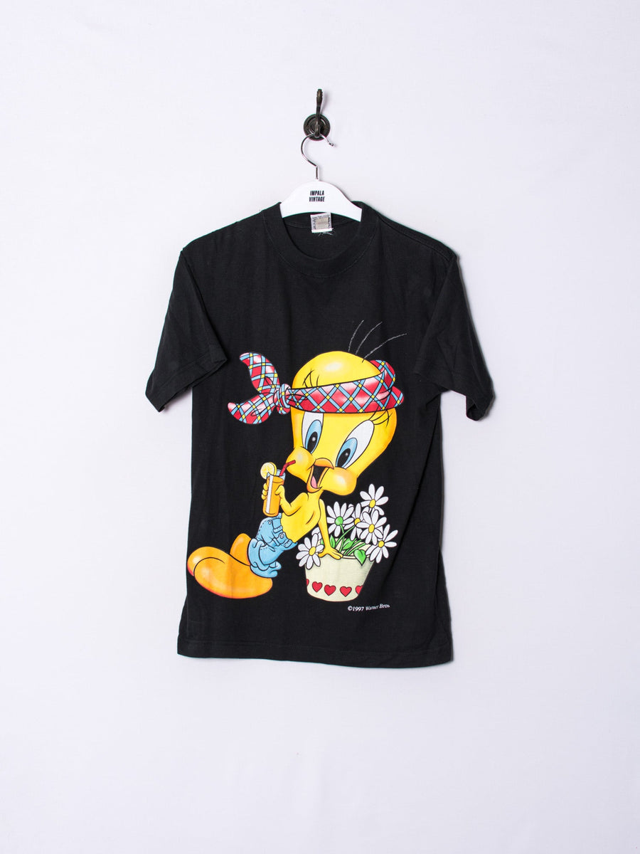 Looney Tunes Black Cotton Tee