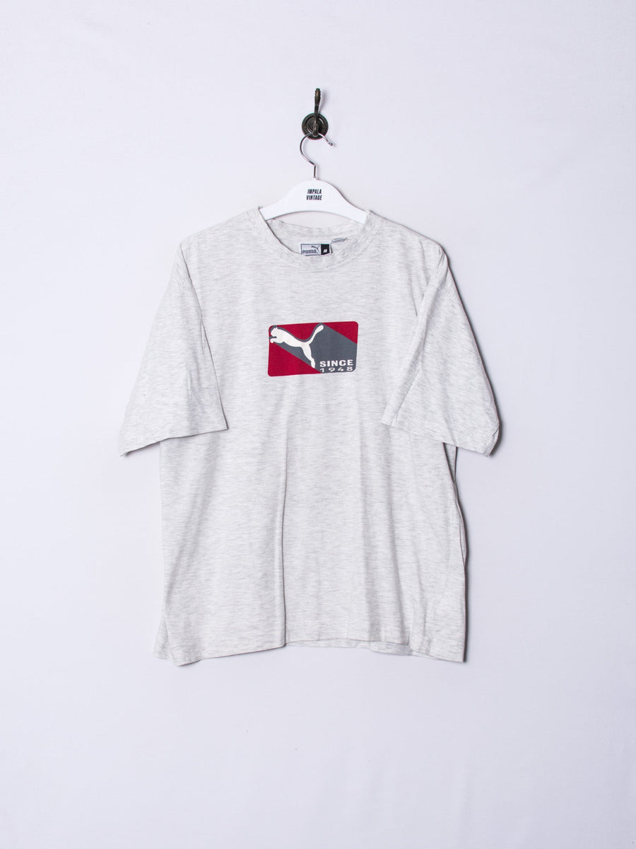 Puma Grey Retro Cotton Tee