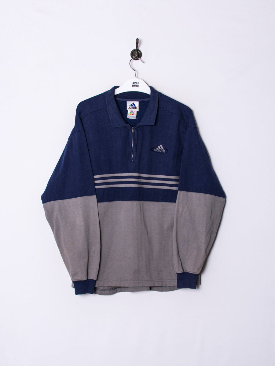 Adidas Blue & Grey Sweatshirt