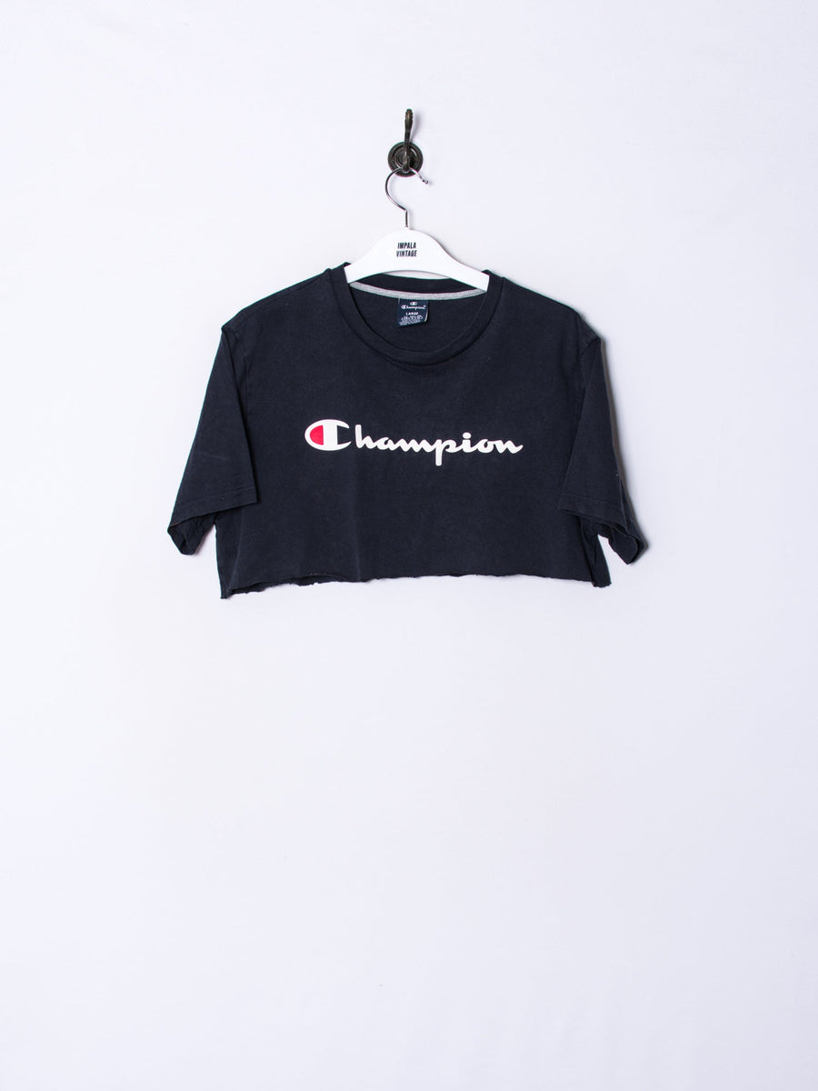 Champion Navy Blue Croptop Tee