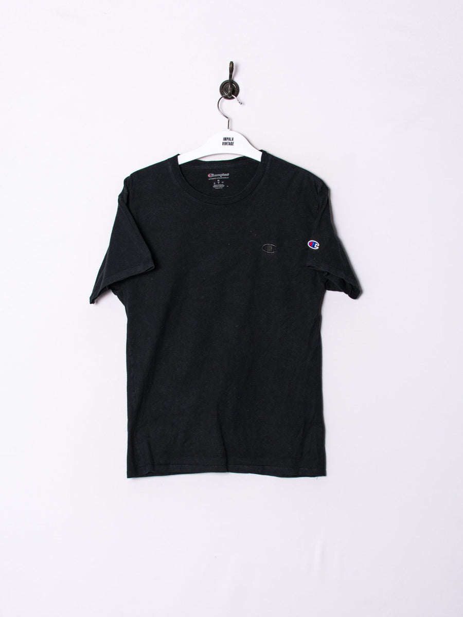 Champion Black Cotton Tee