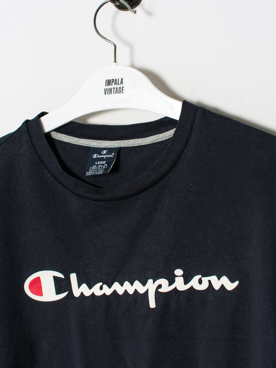 Champion Navy Blue Croptop Tee