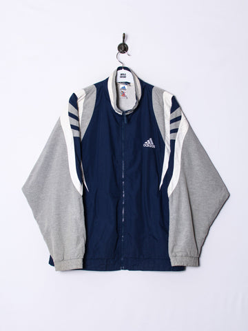 Adidas Blue & Grey Track Jacket
