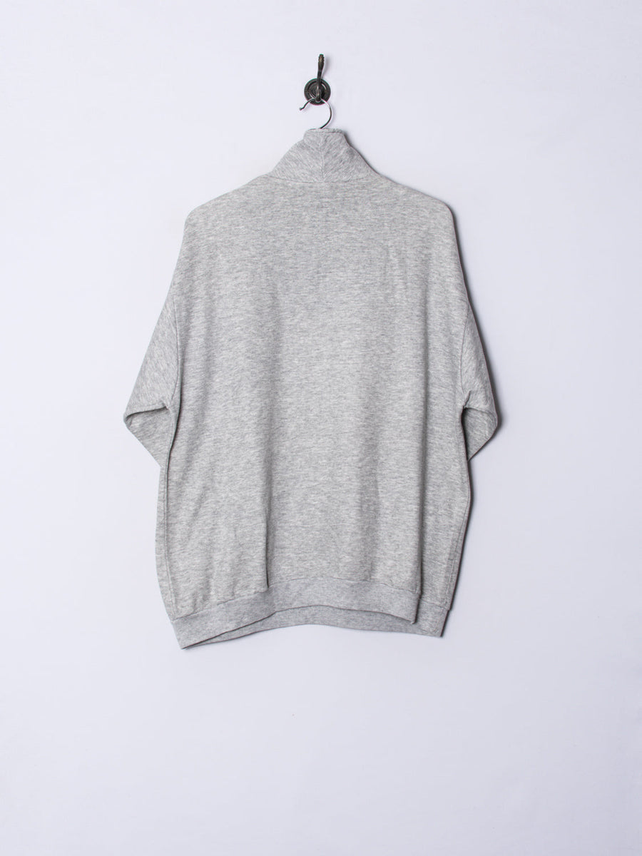 Grey 1/3 Zipper Sweatshirt