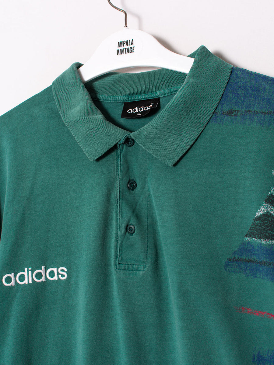 Adidas Green I Cotton Poloshirt