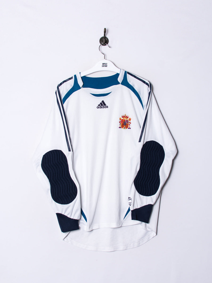 RFEF Adidas Official Football 2008 Goalkeeper Long Sleeves Jersey