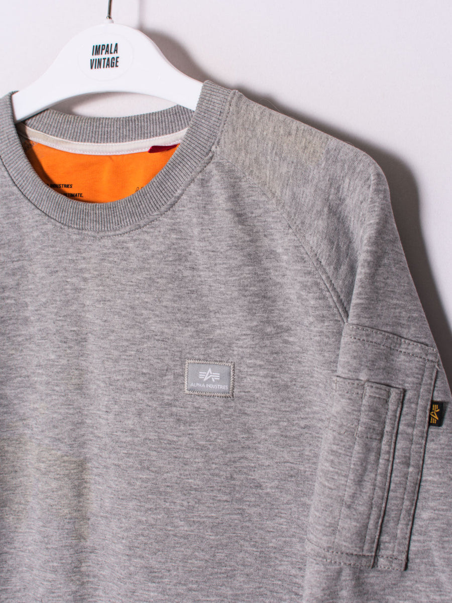 Alpha Industries Grey Sweatshirt