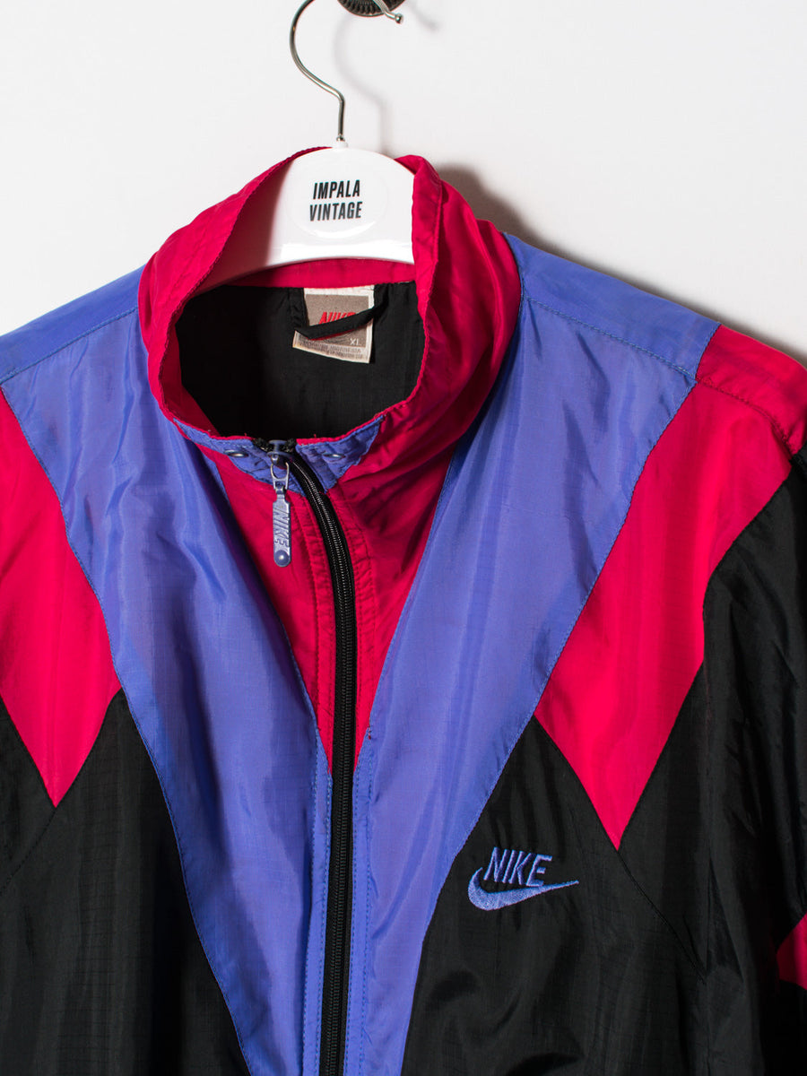 Nike Black & Red Shell Jacket