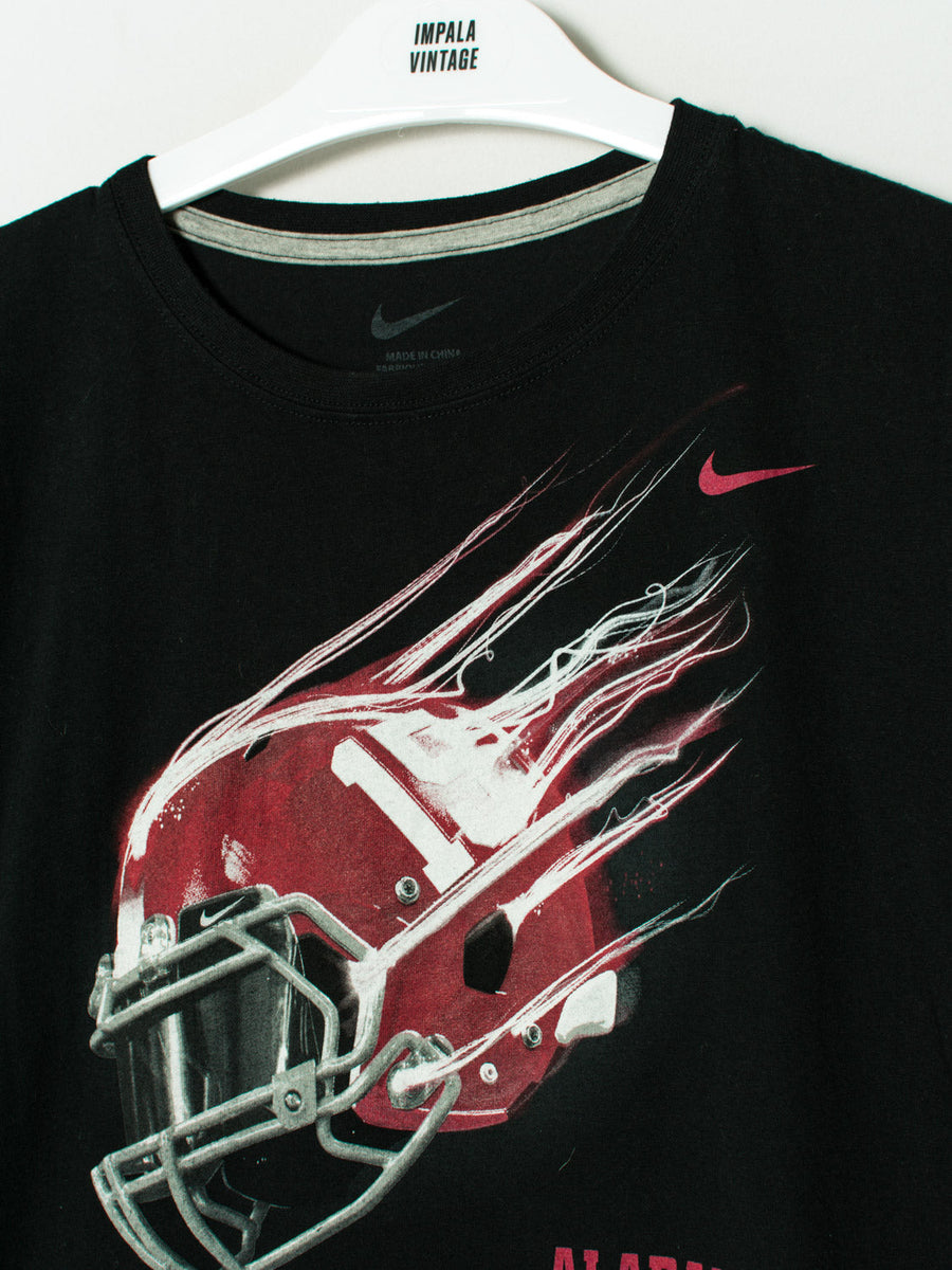 Nike Alabama Black Cotton Tee