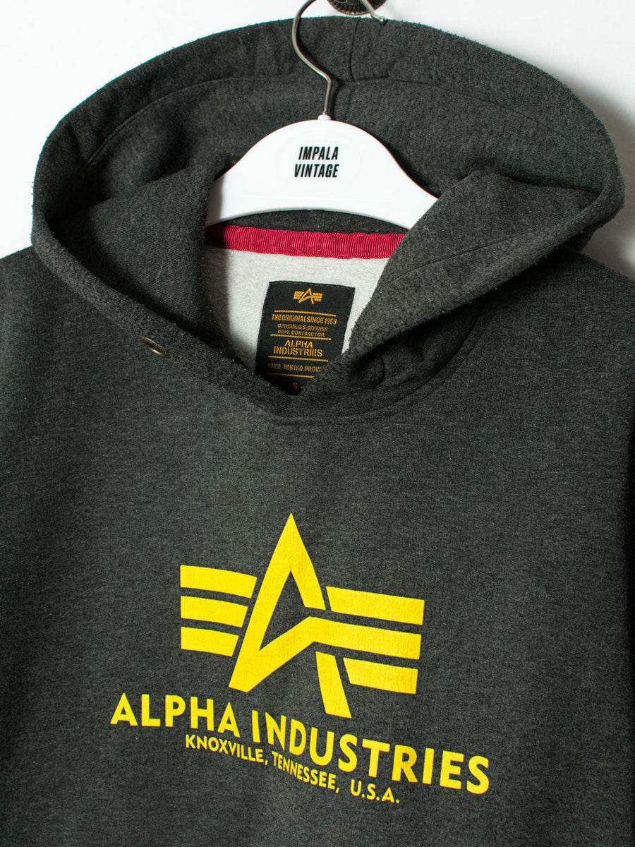 Alpha Industries Grey Hoodie