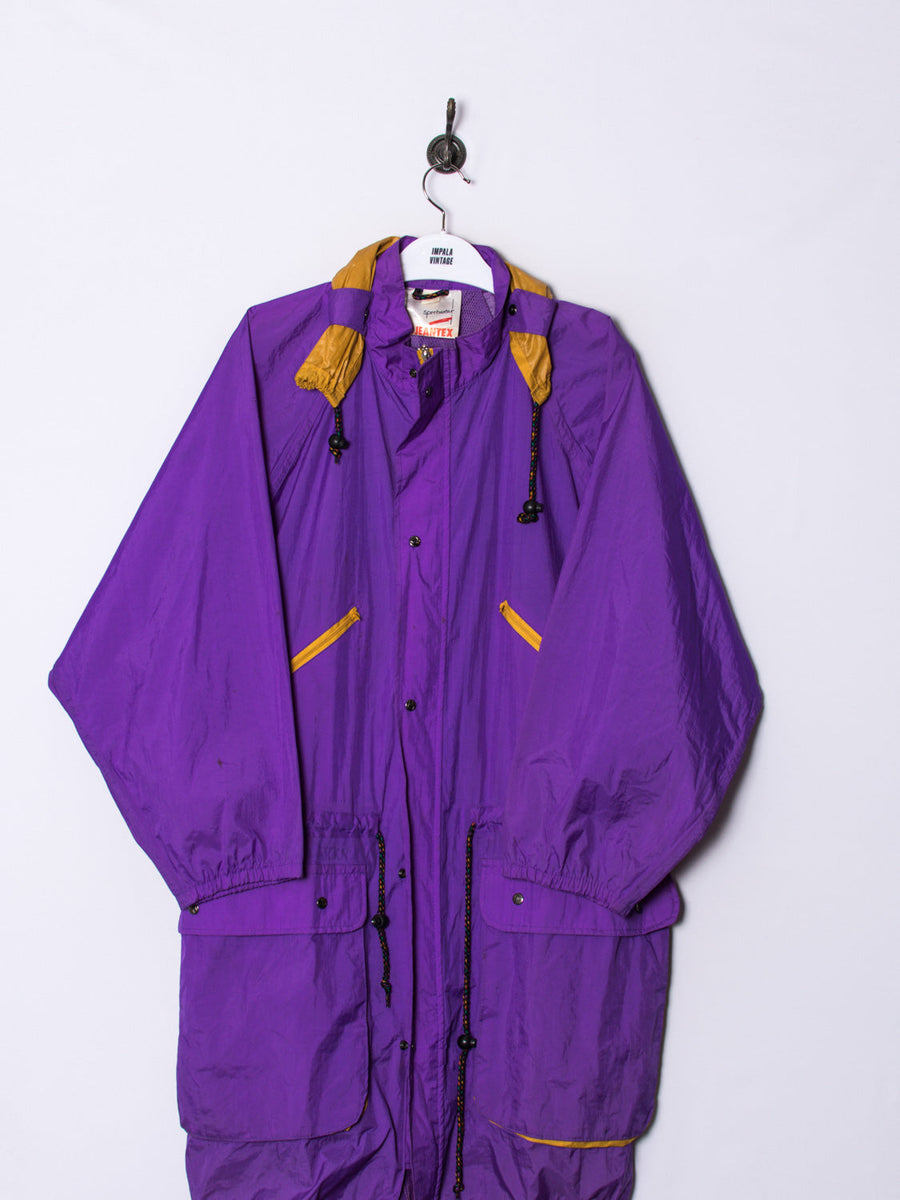 Jeantex Purple Long Raincoat