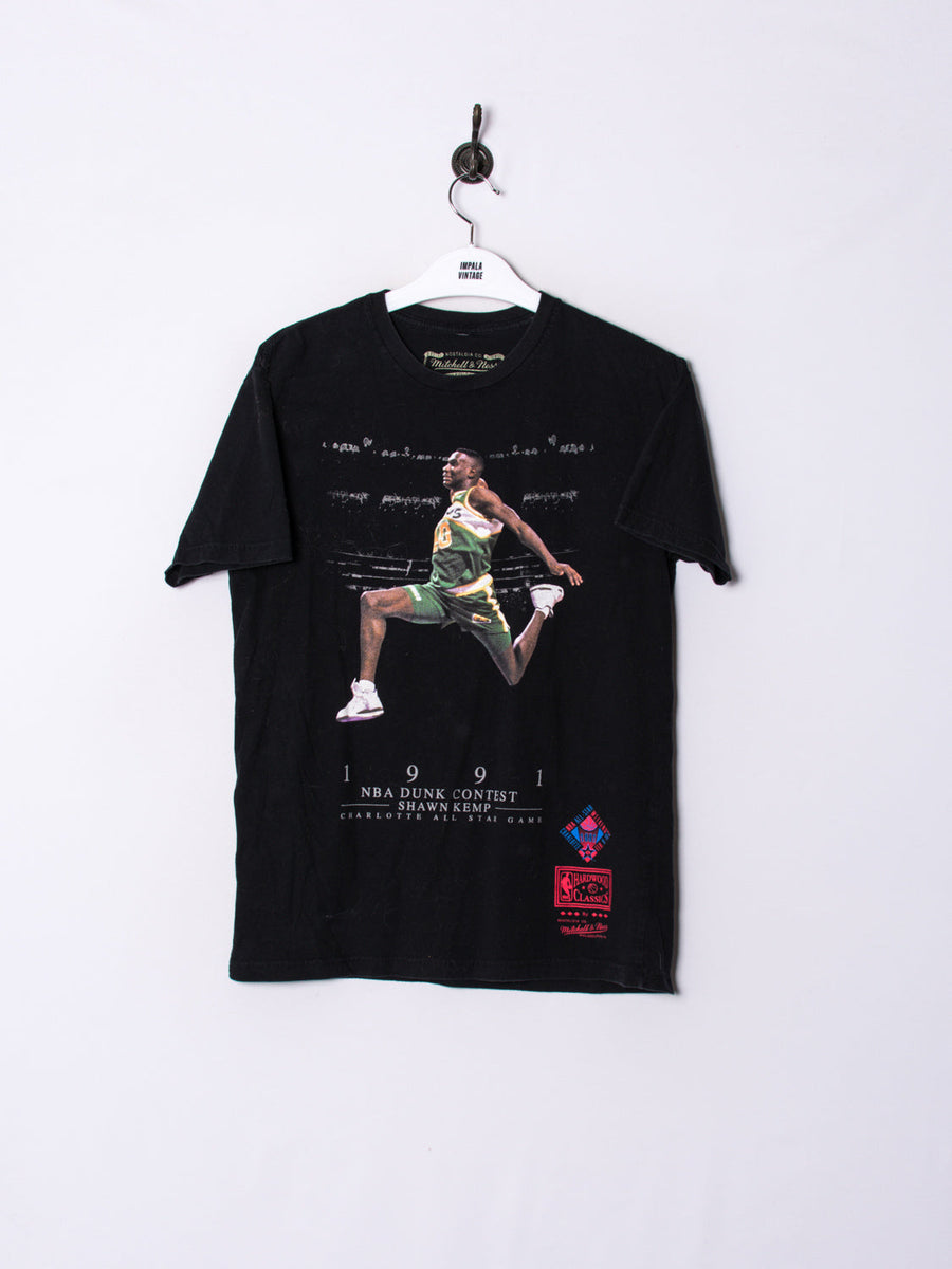 Shawn Travis Kemp 1991 NBA Mitchell & Ness Cotton Tee