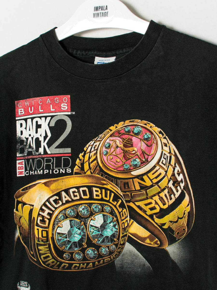 Chicago Bulls Back 2 Back NBA Cotton Tee