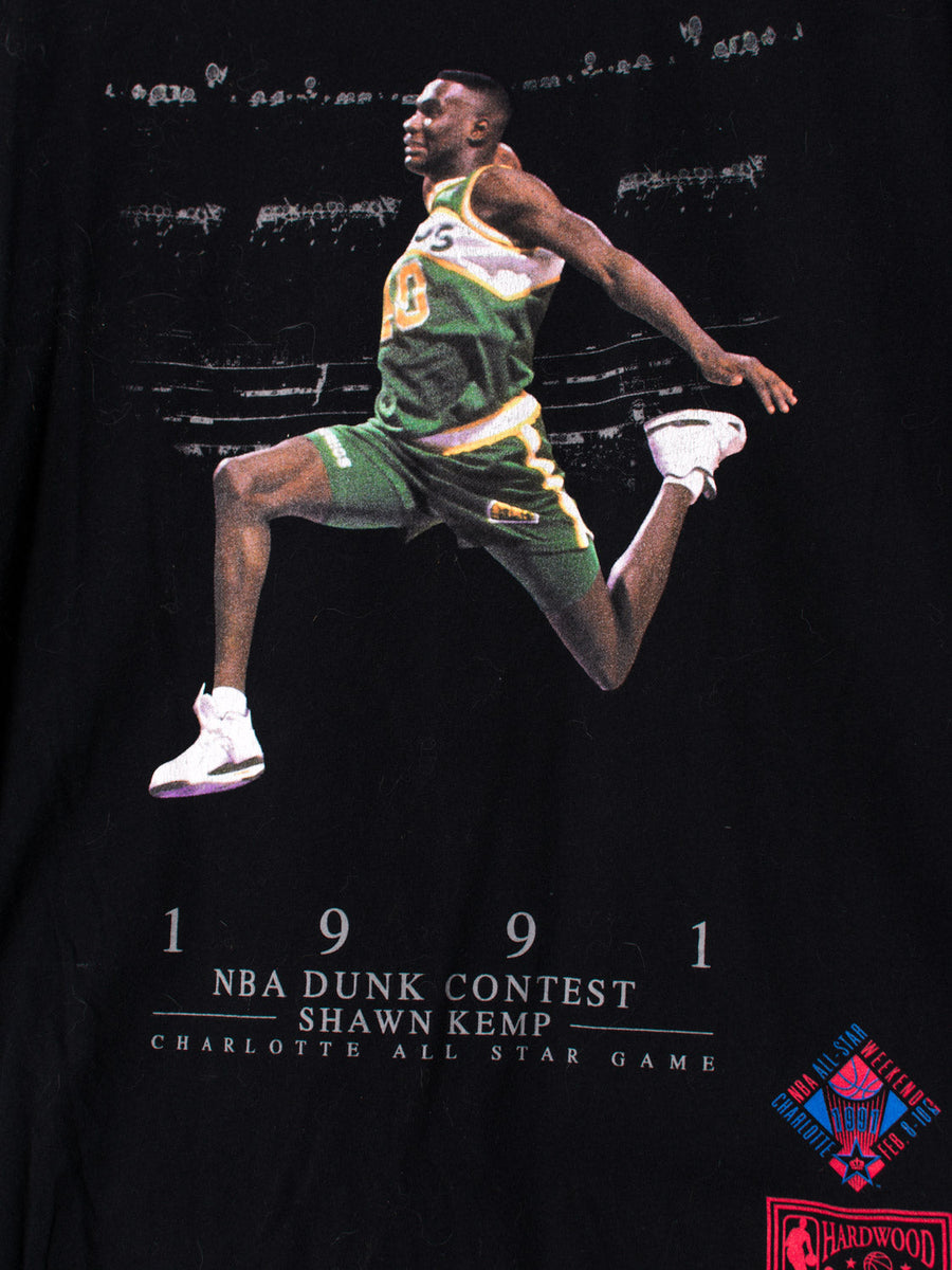 Shawn Travis Kemp 1991 NBA Mitchell & Ness Cotton Tee