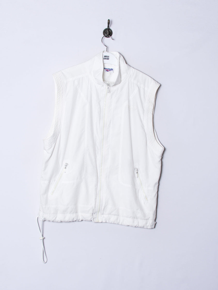 Reebok White Vest Jacket