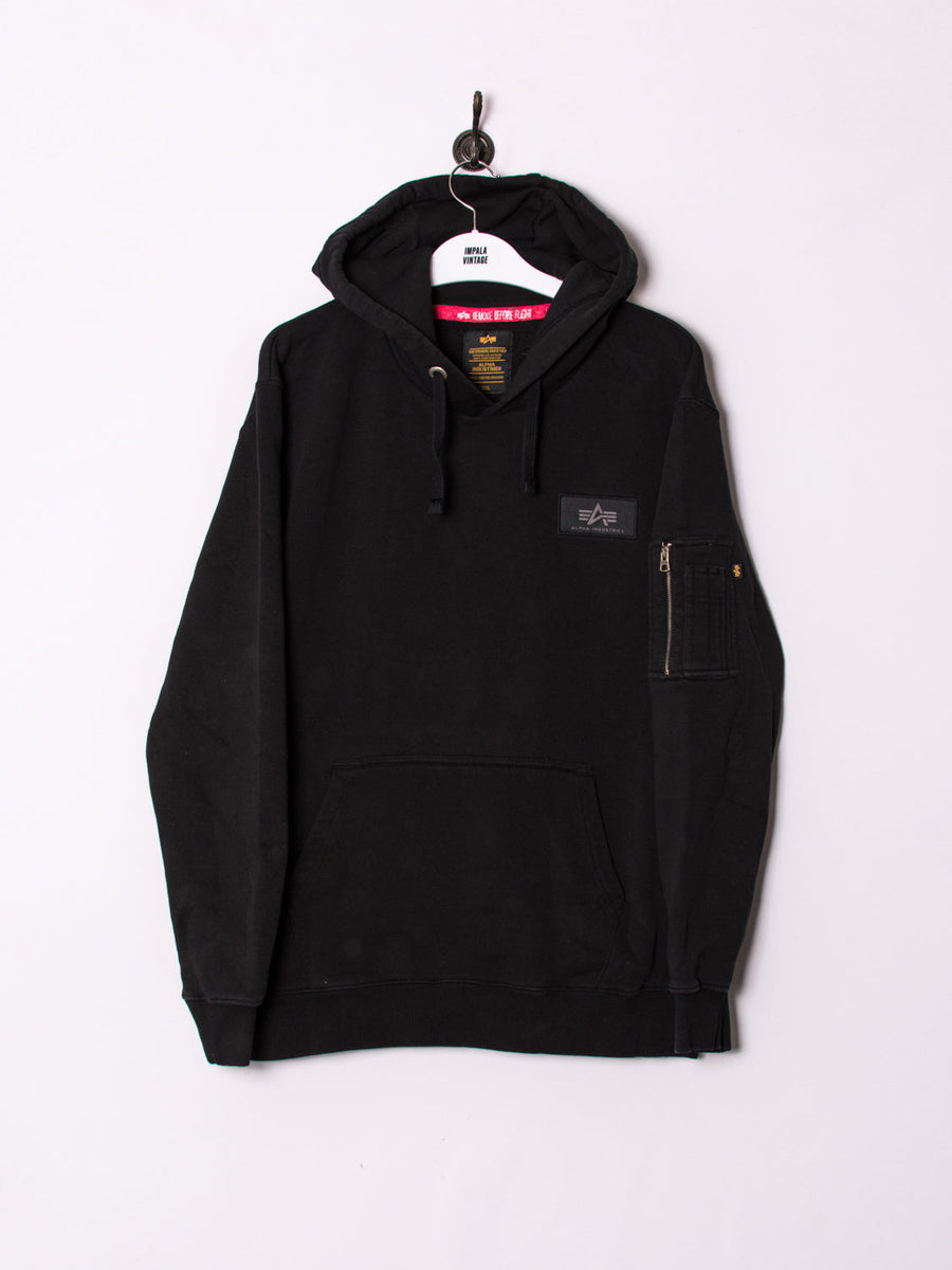 Alpha Industries Black Hoodie