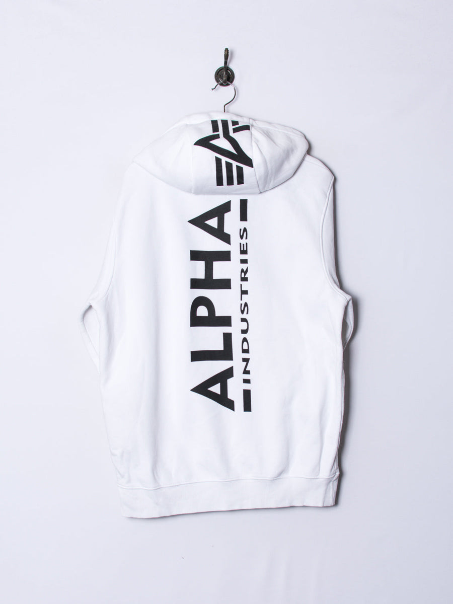 Alpha Industries White Hoodie