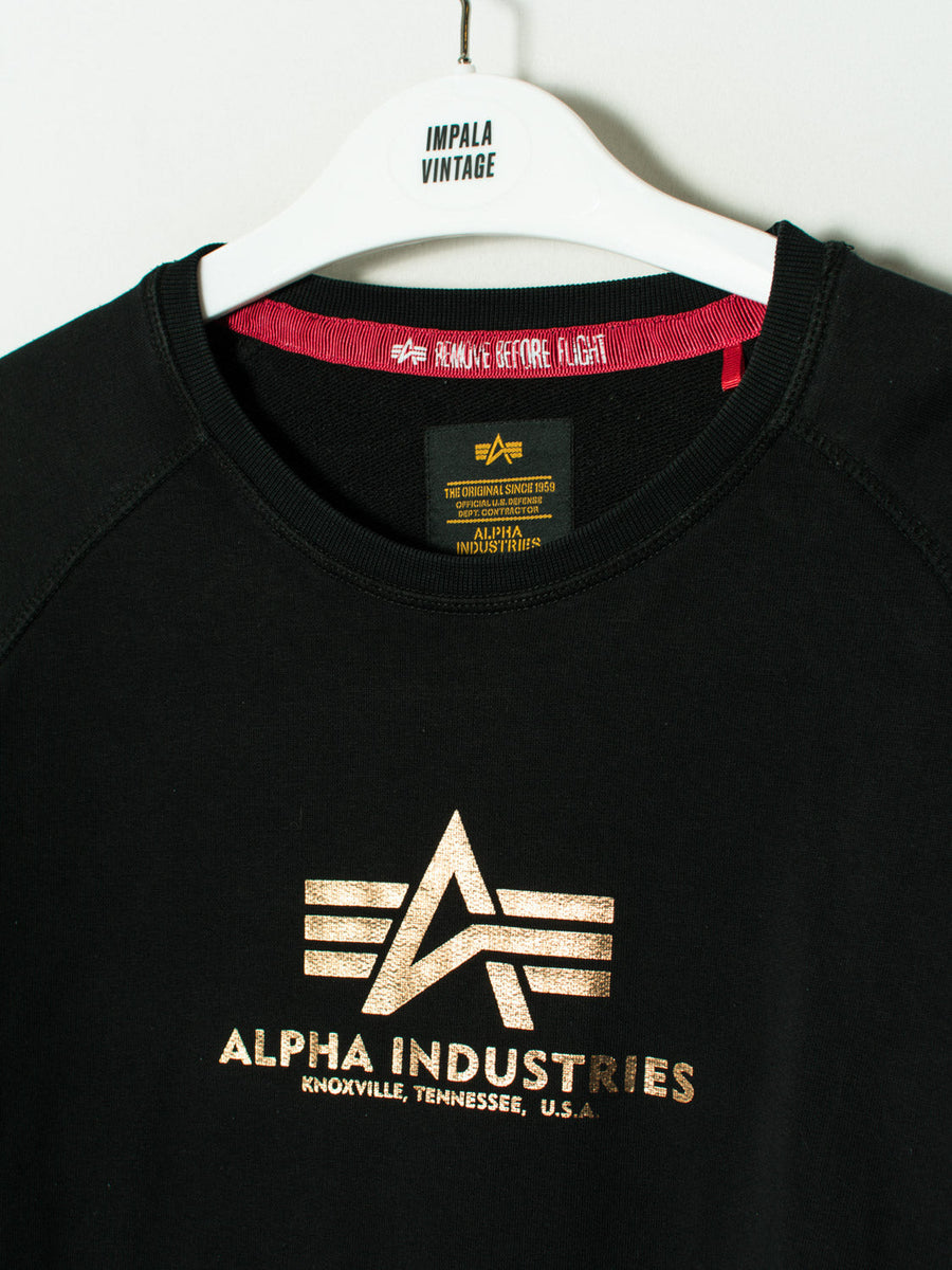 Alpha Industries Black Sweatshirt