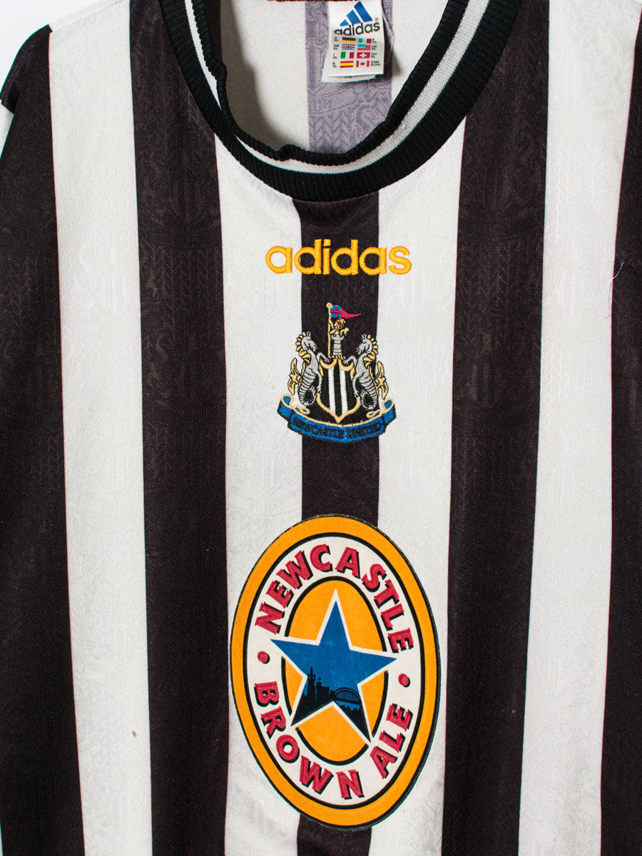 Newcastle United FC Adidas Official Football 97/98 Home Jersey