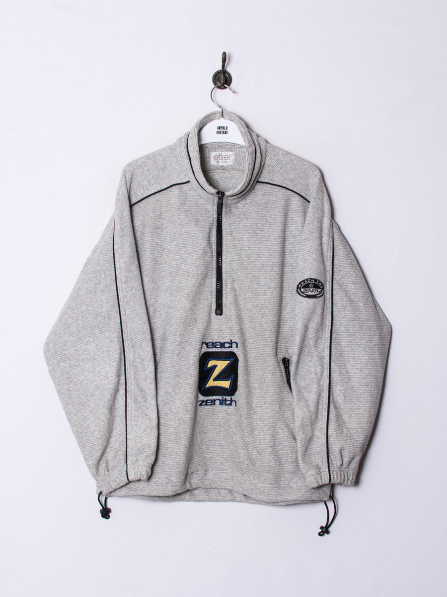 Etirel Grey Zipper Fleece