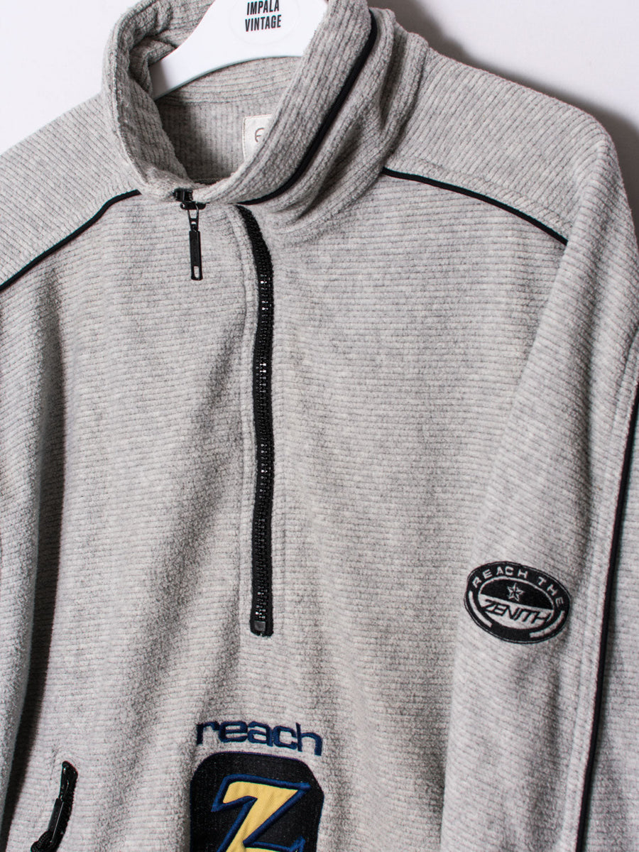 Etirel Grey Zipper Fleece