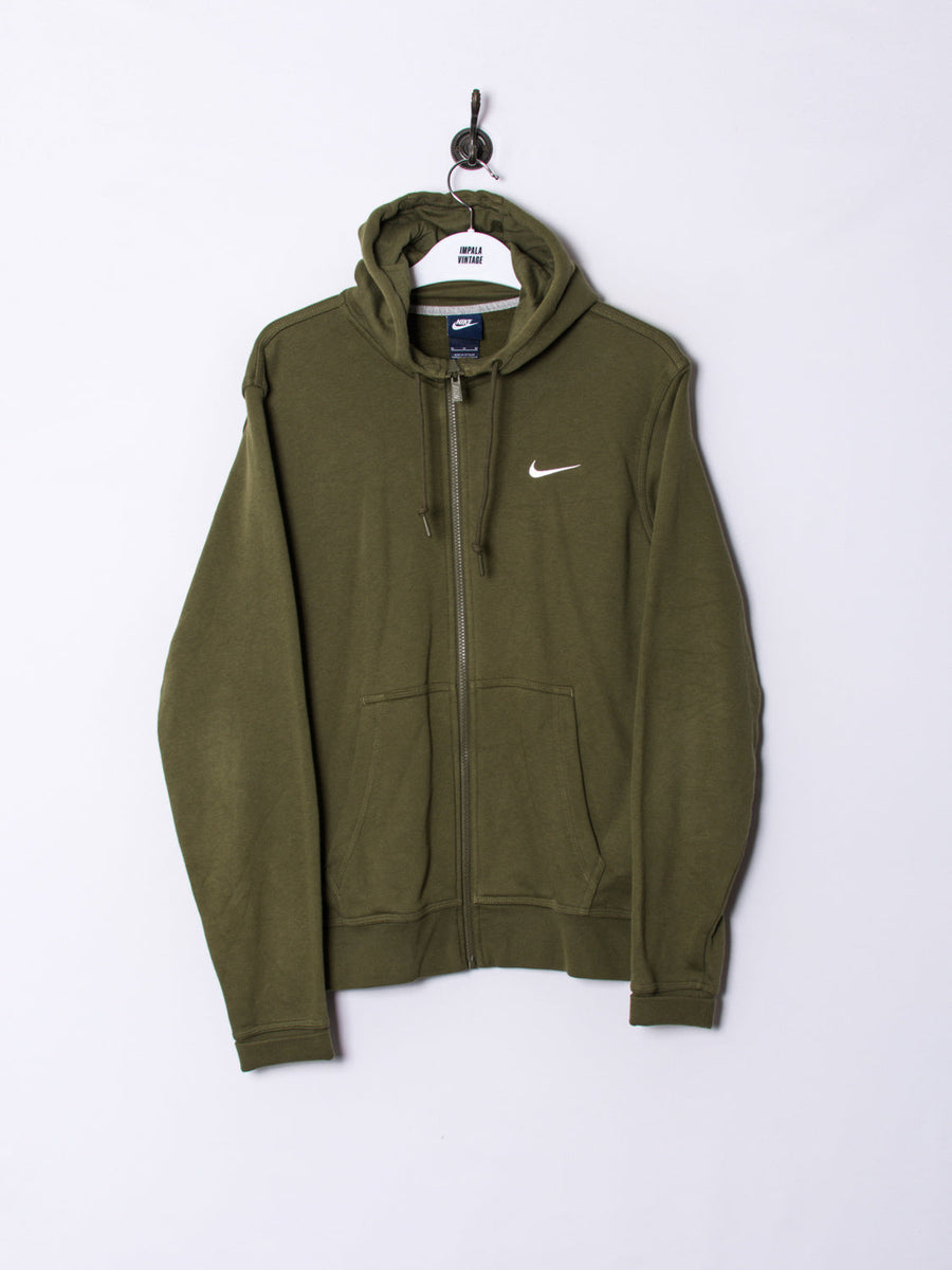 Nike Green Zipper Hoodie