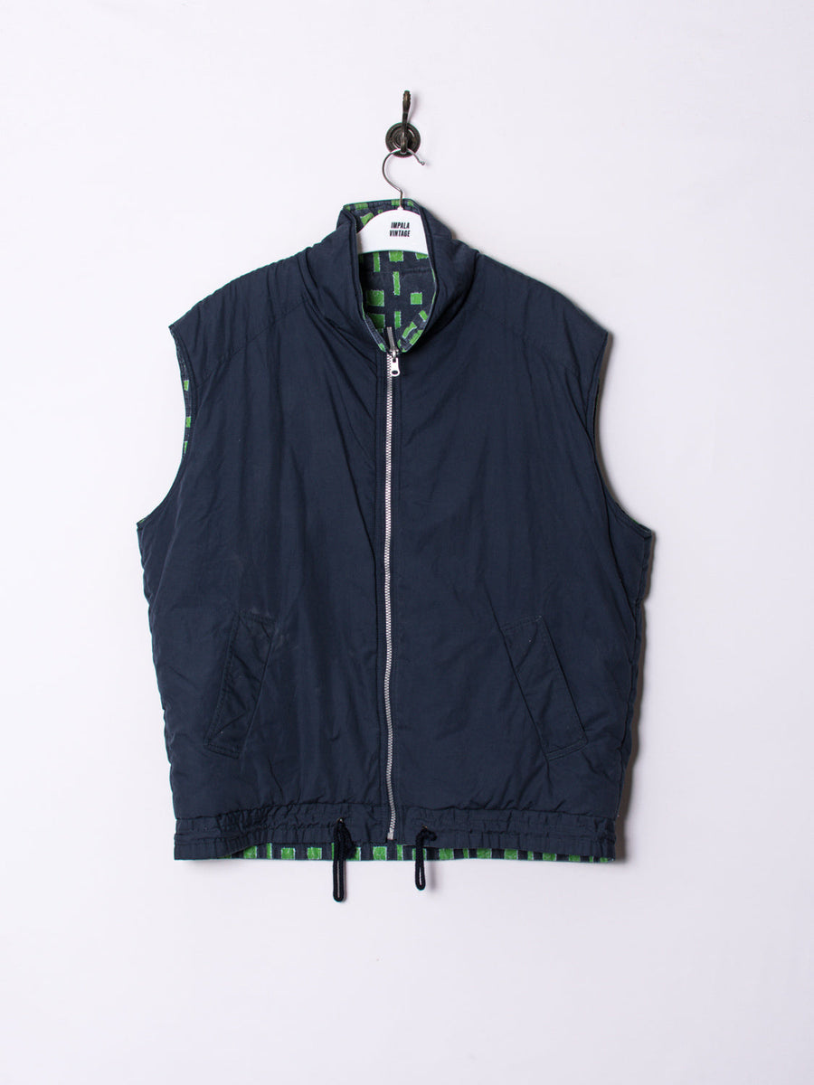 Navy Blue Padded Vest Jacket