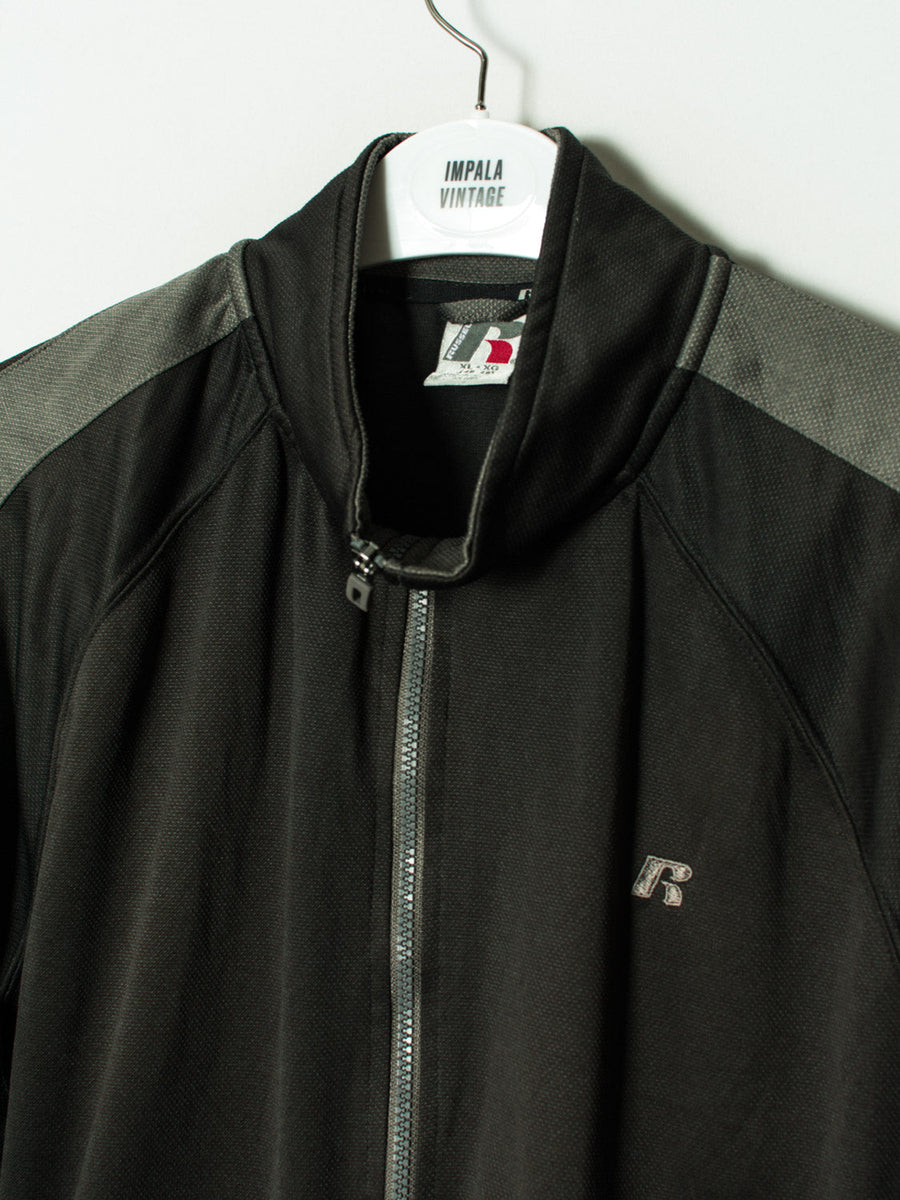 Russel Grey & Black Track Jacket