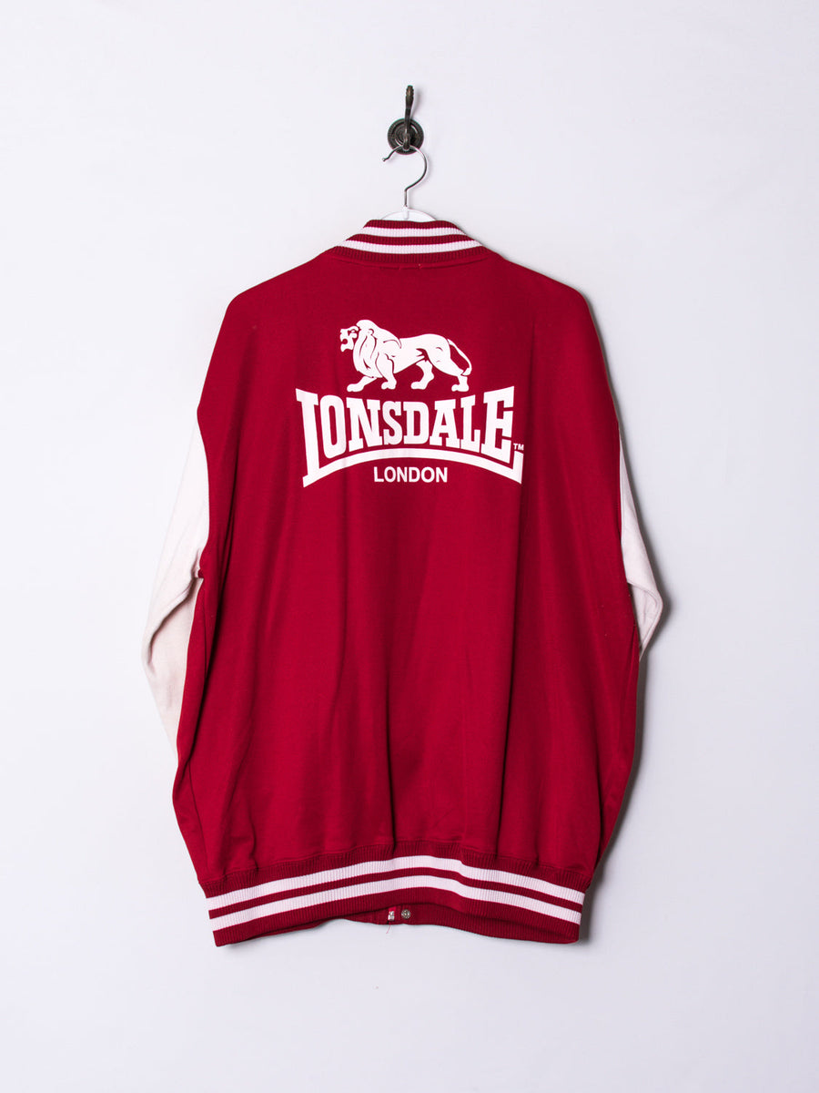 Lonsdale London Red Varsity Jacket