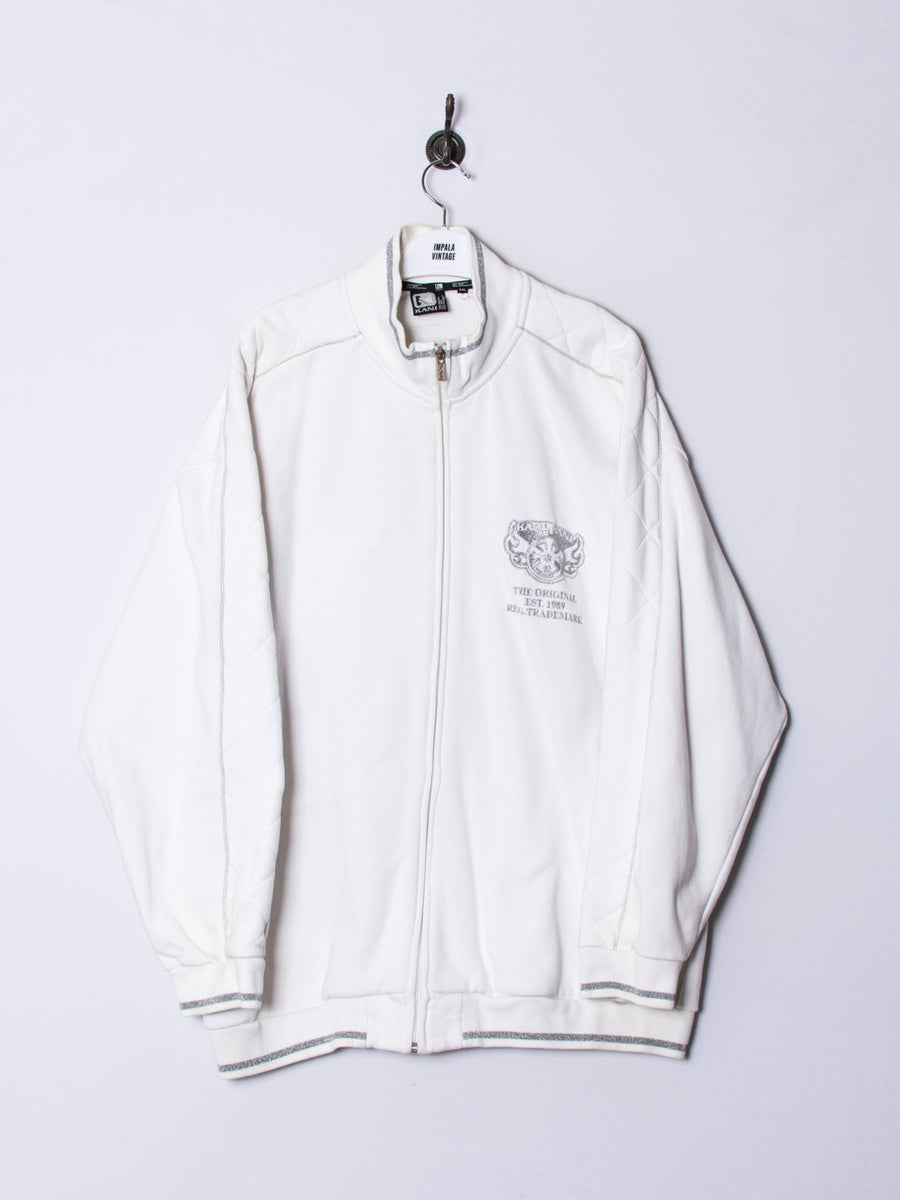 Karl Kani White Zipper Sweatshirt