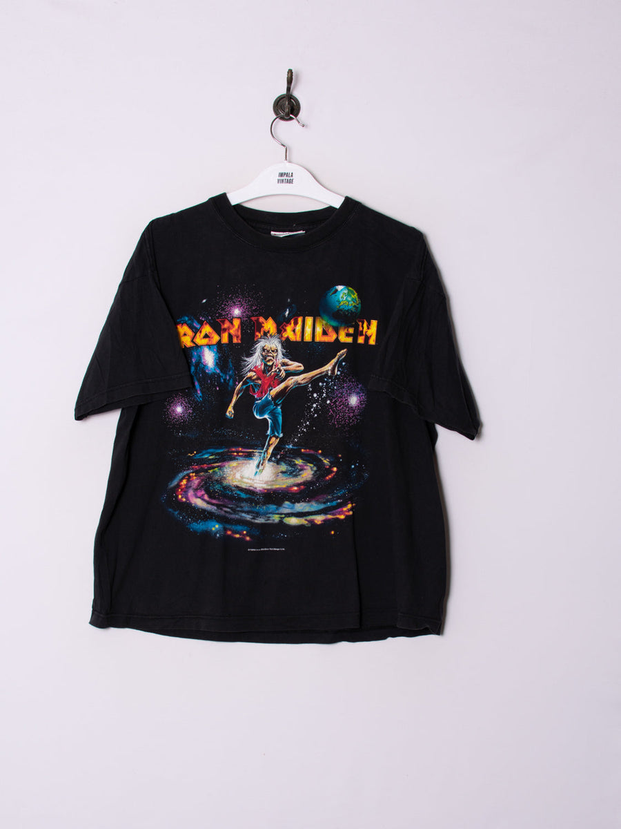 Iron Maiden Retro Red Wood Cotton Tee