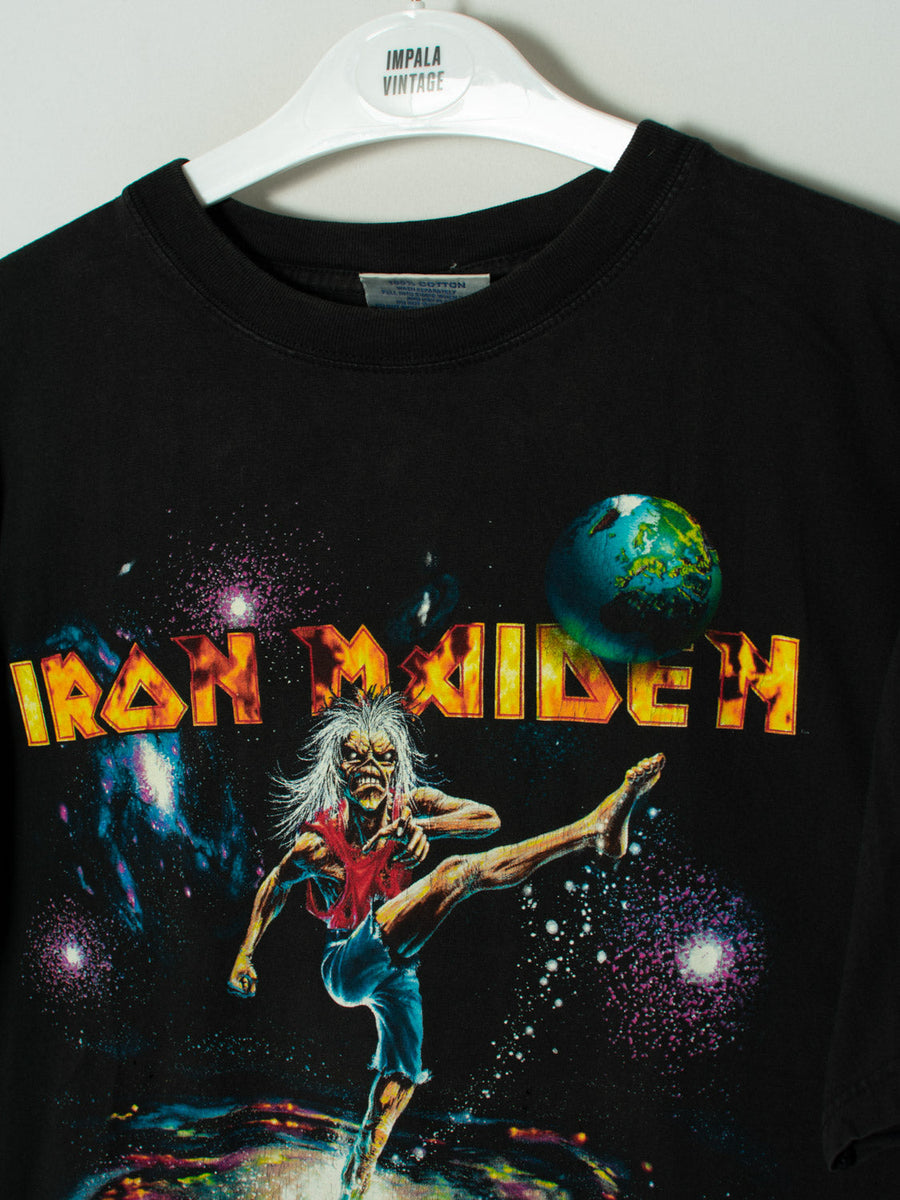 Iron Maiden Retro Red Wood Cotton Tee