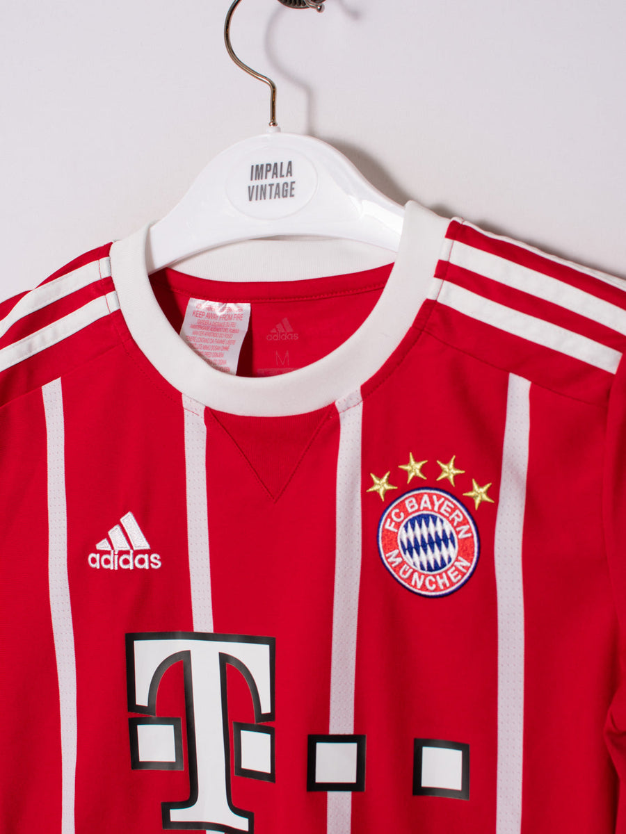 FC Bayern München Adidas Official 17/18 Home Kids Jersey