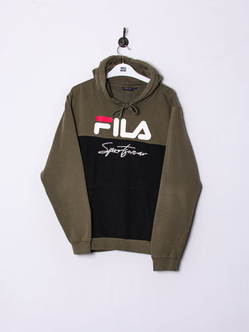 Fila Black & Green Hoodie