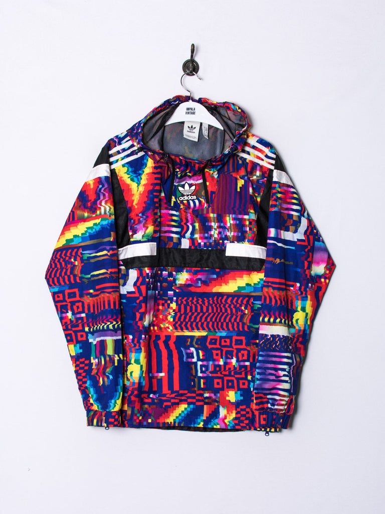 Adidas BR8 All Over Print Zip Jacket Impala Vintage