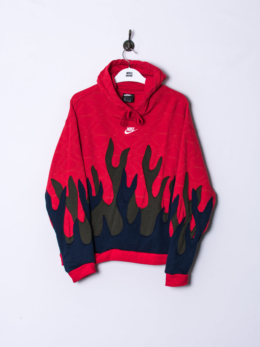 Nike Red Rework Hoodie