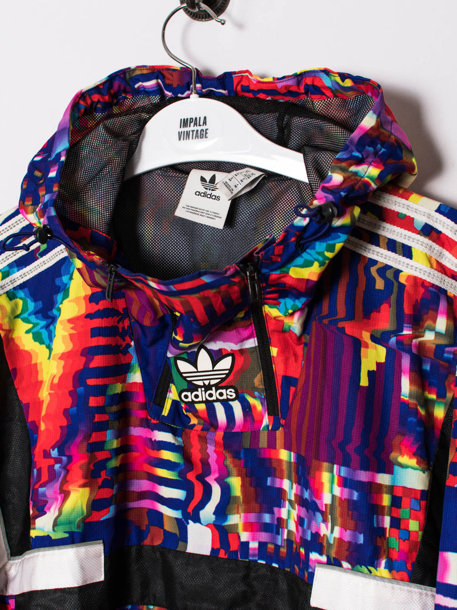 Adidas BR8 All Over Print Zip Jacket Impala Vintage