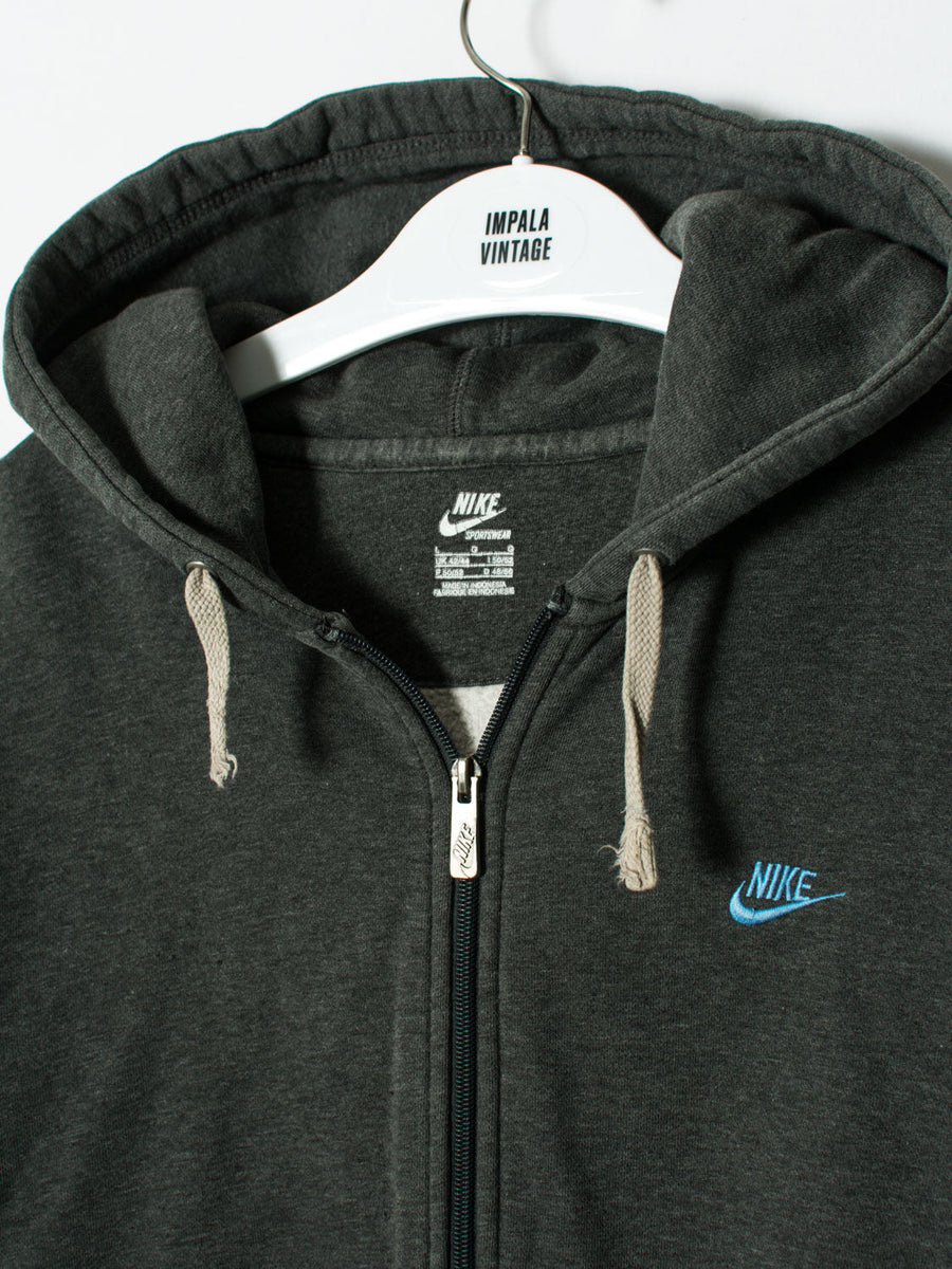 Nike Grey Zipper Hoodie